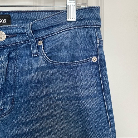 Hudson Natalie Midrise Raw Hem Ankle Skinny Jeans Size 28 - Picture 2 of 9